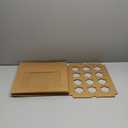 Homoyoyo Cupcake Storage Boxes with Window 10 Paper Cake Boxes Muffin Packaging