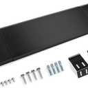 Adjustable Fireplace Hood - 28-48 Inch Heat Deflector Shield for Mantel Protection, Wall Mounted Fireplace Smoke Guard (4 Inch)