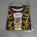 Toddler Boy Cowboy Pirate T-Shirt Halloween Thanksgiving Party Novelty Funny Short Sleeve Tee (Gold)