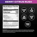 PRIME Rapid Rehydration Electrolyte Powder Sticks, Berry Citrus Rush, Sugar Free Hydration Drink Mix with Sodium, Potassium, Magnesium & B Vitamins to Replenish Fluids, Caffeine Free, 16 Count, BBD 07/2027