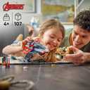 LEGO Marvel Captain America vs. Thanos Building Toy - Pretend Play Set for Boys & Girls, Ages 4+ - Kids Building Blocks W/ 2 Super Hero Toy Minifigures - Gift Idea for Birthdays - 76319