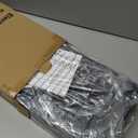 Elevated Dog Bowls, Dog Feeder with Stainless Steel Dishes & Slow Feeder Bowl, 5 Heights Adjustable Raised Stand for Medium Large, Food Dishes with Non-Slip Feet