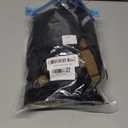 BRKURLEG Black Dog Coat with Harness, Dog Winter Jacket, Dogs Onesie Body Warm Jackets, Small Dogs Winter Coats Reflective Windproof Warm Cold Weather Coats, Pet Waterproof Jacket Hiking S