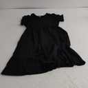 Haloumoning Girls Dresses Kids Summer Double Layer Ruffle Sleeve Dress 10-11 Years