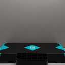 Aerobic Exercise Step, Adjustable Aerobic Stepper for Exercise, Workout Step Platform for Step Up, 26.5" Step Deck with 4 6 8 Adjustable Height Risers, Women Home Gym Cardio Fitness (Turquoise)