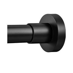 Shower Curtain Rod Tension - Never Rust No Drill Non-Slip Spring Tension Shower Rod, 54-90 inches Stainless Steel, Matte Black