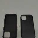 Diverbox for iPhone 14 Case [Shockproof] [Dropproof] [Tempered Glass Screen + Camera Lens Protector] Heavy Duty Protection Phone Case Cover for iPhone 14 6.1inch (BLACK-3in1)