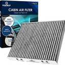 KURIMUP Cabin Air Filter,Replacement for CF11643,Premium Cabin filter with Activated Carbon, Fit for A3/Q3/S3/TT Quattro and Atlas/GTI/Golf/Jetta/Tiguan(1 pack)