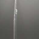 Adjustable Double Curtain Rod with 2.5 and 3.5 Inch Projection - 48-86 Inches, White Finish, Includes Mounting Hardware - 1 Pack