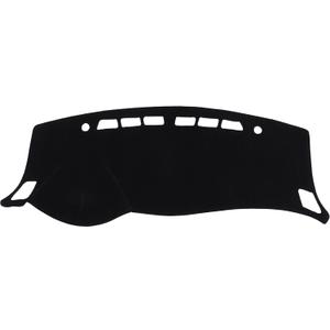 Car Dashboard Cover Mat Compatible for Nissan Sentra 2013-2019, Protective Polyester Black Center Console Interior Trim Dash Board Mat