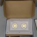 4 inch Trimless 2 Head Multiple Gimbal Downlight Luminaire, White Finish, LED Recessed Light Fixtures Dimmable 28W=225W, 2200 Lumens CRI 90+, 5CCT Selectable 2700K|3000K|3500K|4100K|5000K