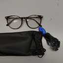 Gaoye Blue Light Blocking Glasses, Retro Round Eyewear Frame Anti Eyestrain Computer Glasses for Women Men (Tea Leopard/Transparent Lens)