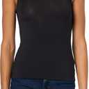 BOSS Women's CI Solid Camisole (Pitch Black, XS)