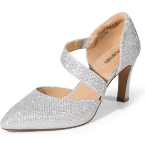 DREAM PAIRS Women's High Heels Pumps Dress Closed Pointed Toe Comfortable D'Orsay Pumps Shoes for Work Office Wedding Dancing Charmane, Size 10