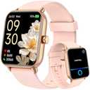 Smart Watch for Women, Alexa Built-in, 1.8" Touch Screen Fitness Tracker, Make/Answer Calls, Heart Rate/Sleep/SpO2 Monitor, Pedometer, IP68 Waterproof Watches for Android iPhone, 101+ Sport Modes