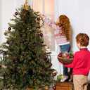 2 x 24 Pcs Black Velvet Bows Ornaments for Christmas Tree, Vintage Rustic Elegant Velvet Christmas Bows Tree Decorations, Indoor Home Decor for Wreath Mantle Gift Wrap Holiday Decor, 3/8'' W, 5 * 7 inch