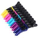 HH&LL Hair Clips for Women Wide Teeth & Double-Hinged Design Alligator Styling Sectioning Clips of Professional Hair Salon Quality - 10 Pack (Mixing)