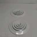 Therwen 2 Pieces 8 Inch Round Vent Cover, Ceiling Diffuser HVAC Vent Duct Cover Replacement with Screws to Install