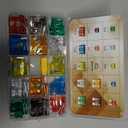 140 Pcs Fuses Automotive Kit - Blade Auto Fuse Assortment Standard and Mini Car Fuse for Marine, RV, Camper, Boat, Truck (5A 7.5A 10A 15A 20A 25A 30AMP/ATC/ATO)