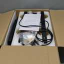 36.2inch 5-Light Kitchen Island Lighting,Dining Room Lights Modern Farmhouse Chandelier with Clear Glass Shade,Modern Rustic Black and Gold Metal Chandelier, Kitchen Pendant Light Fixtures (Brown)