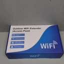 AC1200 Outdoor WiFi Extender, 5GHz and 2.4GHz Long Range Outdoor WiFi Extender Signal Booster with 6 Antennas, Outdoor WiFi Access Point, IP67 Weatherproof, Passive PoE, for Starlink, Camping, Yard