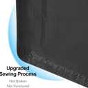 10 x VELVETSURE 12 Pack Heavy Duty Large Moving Bags W/Backpack Straps - Strong Handles & Zippers, Storage Totes, Fold Flat, Alternative to Moving Box and Storage Bin, Semi-Transparent+Blue+Black