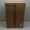 EKO Madison Matte White 50 Liter/13.2 Gallon Step Trash Can with Inner Liner - Fingerprint Resistant Finish