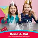 Hygloss 12" x 12" Acetate Paper - 7 Mil Clear Acetate Sheets for Crafts Projects, Cricut Stencil Sheets, Classroom Stencil Sheets, Reusable Transparent Clear Plastic Sheet (Not for Printers) 10 Pack