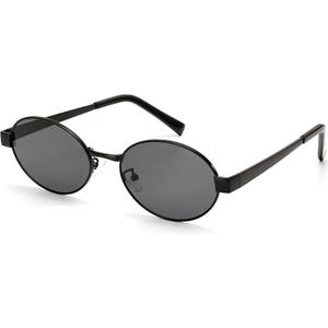 Retro Oval Sunglasses for Women Men Shade UV400 Protection Trendy Style