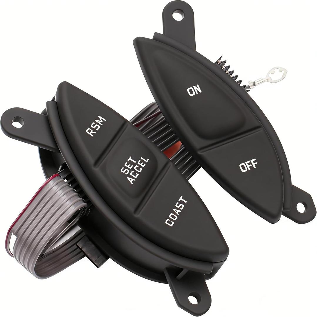 F87Z9C888BB Steering Wheel Mounted Cruise Control Switch Replacement for Ford 1998-2003 Ranger 2001-2005 Explorer Sport Trac F150 Mercury Mountaineer Mazda B3000, 901399 F87A9D809BA