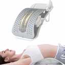 Back Stretcher for Lower Back Pain Relief  Ergonomic Lumbar Support Board with Adjustable Manual Airbag, Spinal Decompression Back Cracker Device for Posture Correction