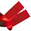 Flexible Helmet led Light Decorations led Lights Flexible Cosplay DIY kit Decorations RGB Superhero for Men Gifts Red