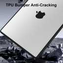 G JGOO Compatible with MacBook Pro 14 inch Case 2026-2021 M5 Pro/Max M4 M3 M2 M1 A3427 A3426 A3434 A3112 A3185 A3401 A2918 A2992 A2779 A2442, Anti-Crack Soft TPU Bumper Hard Shell Case, Frosted Clear
