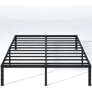 Metal Bed Frame, Heavy Duty Sturdy Mattress Foundation, No Size