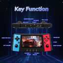RegiisJoy R50 Ultra 50000 in 1 Handheld Game Console, 4.5 Inch IPS Screen Retro Gaming Consoles Main Emulators, Portable Mini Pocket Arcade 4000mAh Battery,256G TF Card,Linux System