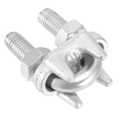 20 PCS 1/2 Inch Wire Rope Clamp, Zinc Plated Wire Rope Clip, M12 Wire Rope Cable Clip Clamp for Rigging Rope, Wire and Cable