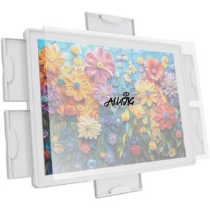 ALL4JIG 1500 Pieces Lightweight Rotating Plastic Puzzle Board with 6 Sliding Drawers and Protective Cover, 360 Lazy Susan Design, 34.25"x26.38" Portable Spinning Puzzle Table for Adults, Ideal Gift