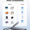 ORICO 40Gbps M.2 NVMe SSD Enclosure with Cooling Fan, Tool Free Aluminum M.2 Adapter Compatible with Thunderbolt 4/3 USB3.2/3.1/3.0/2.0, Max 8TB Capacity-ACOM2