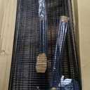 48"x18"x72" PRIME HEAVY DUTY Black 5-Tier Wire Shelving NSF 4000 LBS MAX Capacity Storage Rack for Commercial, School, Home, Garage, Warehouse, Industrial, and Hospital Uses (with Wheels)