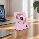 Personal Battery Operated Desk Fan, Rechargeable Fan, 2000mAh Battery, Power Display and 180 Tilt Folding, Ultra Quiet and Portable, Office, Camping, in Car (Blue), Compact