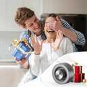 Magnetic Hair Dryer Holder, No Drill Blow Dryer Wall Mount with Suction Cups, Universal Hair Dryer Stand for Bathroom/Bedroom Tile, Glass & Metal Surfaces