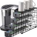 FlagShip K Cup Holder for Keurig Pod K Cup Storage 4 Tier K Cup Drawer Organizer for Counter (56 Pods Capacity)