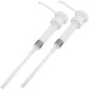 MAGICLULU 2Pcs Heavy Duty Pump Dispenser for Lotion Shampoo and Conditioner Bottles Versatile and Replacement Pumps for Efficient Liquid Distribution