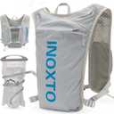 INOXTO Running Hydration Vest Backpack,Lightweight Insulated Pack with 1.5L Water Bladder Bag Daypack for Hiking Trail Running Cycling Race Marathon for Women Men