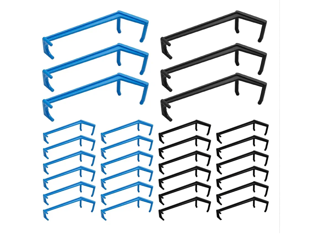 20Pcs Tree Spreaders Plastic Bonsai Branch Trunk Spreaders Modelling Tool Fruit Tree Branch Limb Spreader for Most Fruit Trees (Blue and Black)