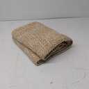 LEEVAN Washable Bathroom Rug, 2'x3' Low Profile Entryway Rugs Tan Front Door Mat Cotton Reversible Kitchen Mat Boho Bedroom Rug Farmhouse Carpet for Foyer Front Porch Decor