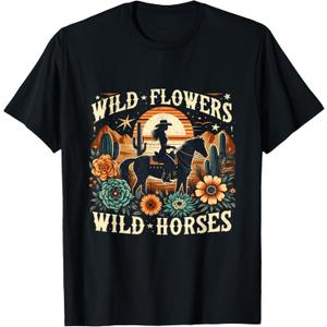 Wild Horses T-Shirt (Small, Black)