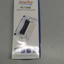 HEYSTOP Case for PlayStation 5 with Screen Protector Tempered Glass, PS5 Protective Case with Comfortable Ergonomic Grip, 6 Thumb Stick Caps (Clear)