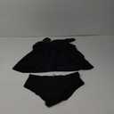 RXRXCOCO Women Tankini Bathing Suits Ruffle High Waisted Swimsuit Plus Size Tummy Control Swimwear XL, Black