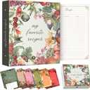 Recipe book for own recipes to Entertain and Delight: 3 Ring Binder 8.5x11 Full-Page with Clear Protective Sleeves A Comprehensive Recipe Binder to organize your family recipe book by category. (Multicolor)